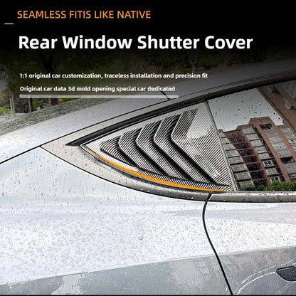 Tesla Model 3 Model Y Rear Side Window Louver Cover Vent Visor