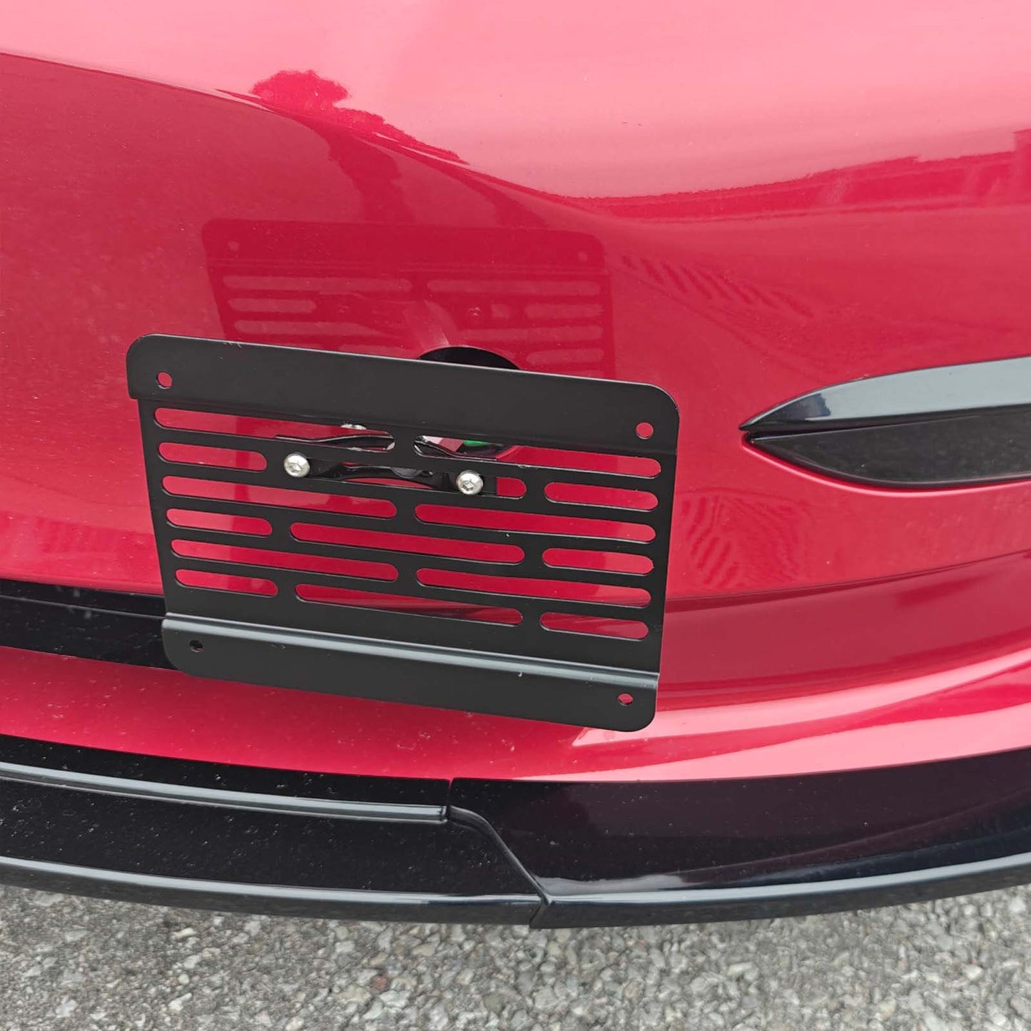 Tesla Model 3 Model Y Tow hook license plate frame