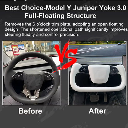 Tesla Model 3 HL Model Y JP Yoke Floating Structure Steering Wheel V3