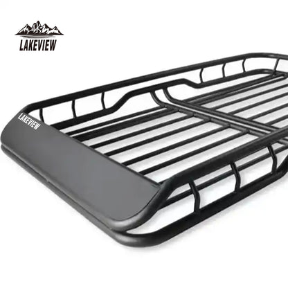 Universal Heavy Duty Steel Roof Top Carrier Basket SUV 4x4 Rack 55"x40"x6-1/2"