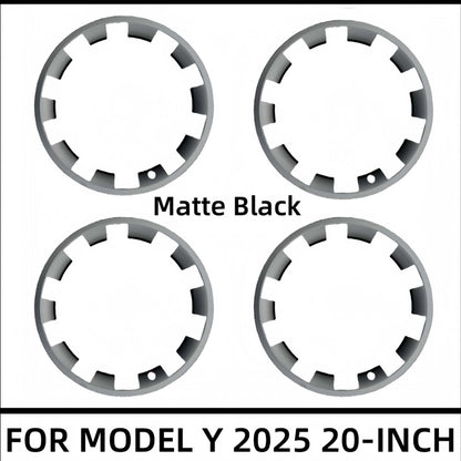 Tesla Model Y Juniper 2026+ 20 Inch Helix Wheel Rim Protector Matte Black
