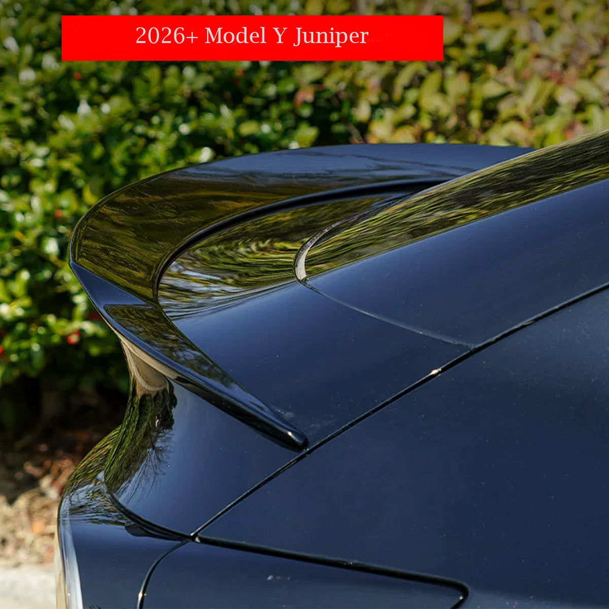 Model Y Rear Spoiler Wing V2 Gloss black