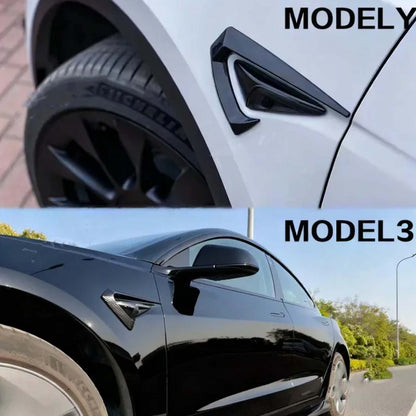 Model 3 Model Y Side Camera Cover Fender Vent Design