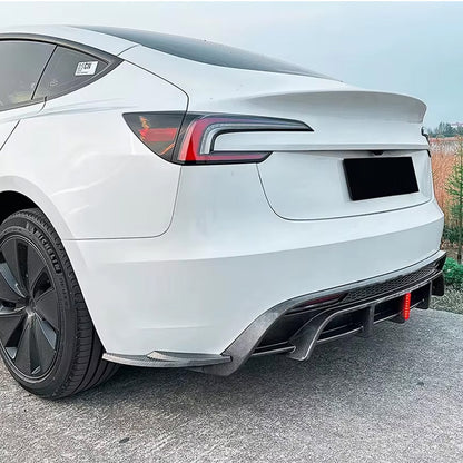 Tesla Model 3 Highland Rear Diffuser V2 with Pilot LED Light Replacement