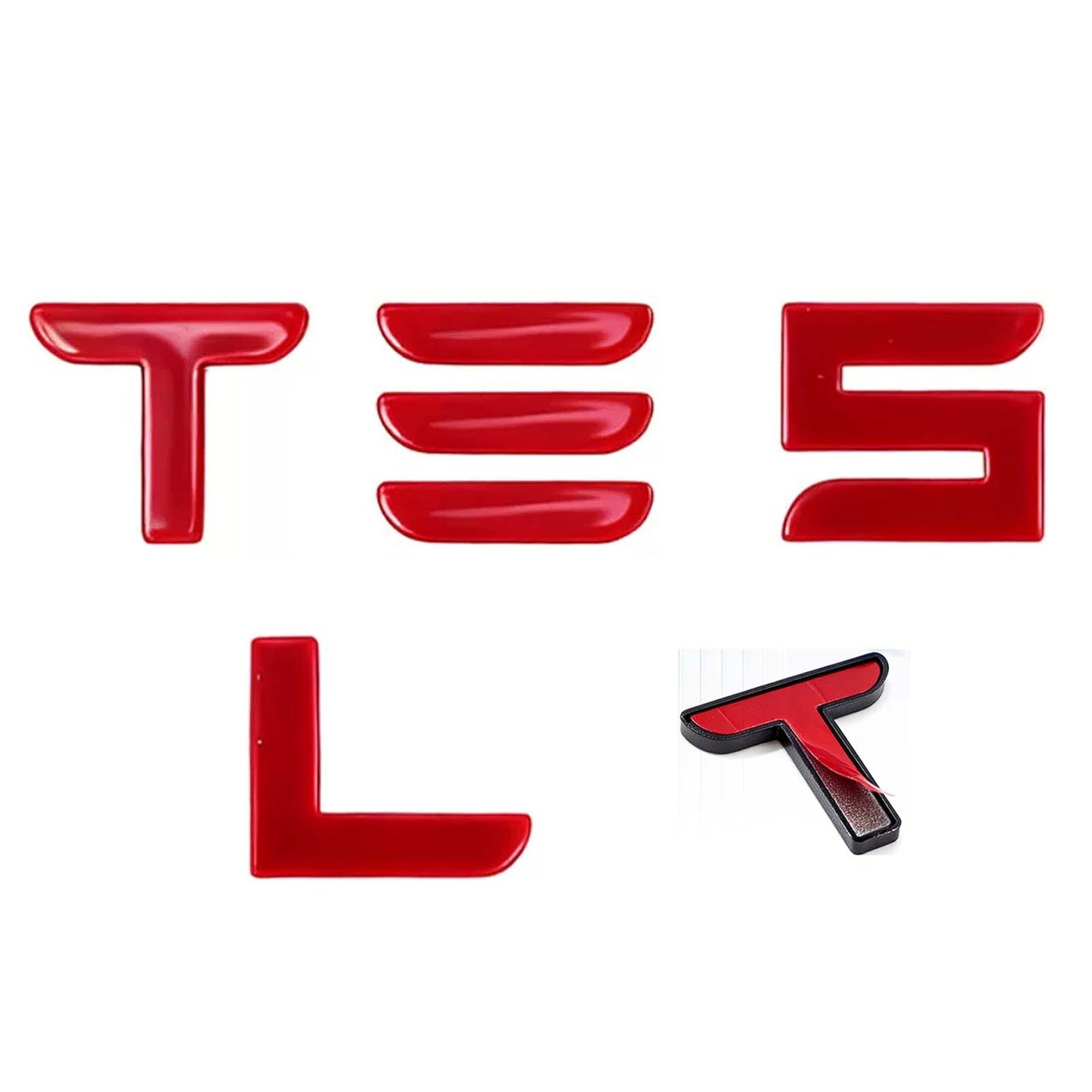 Tesla Model 3 Model Y Rear Emblem TESLA letter Logo Cover
