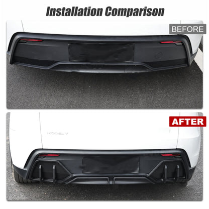 Tesla Model Y Juniper Rear Diffuser Sporty Aerodynamic Rear Bumper Lip