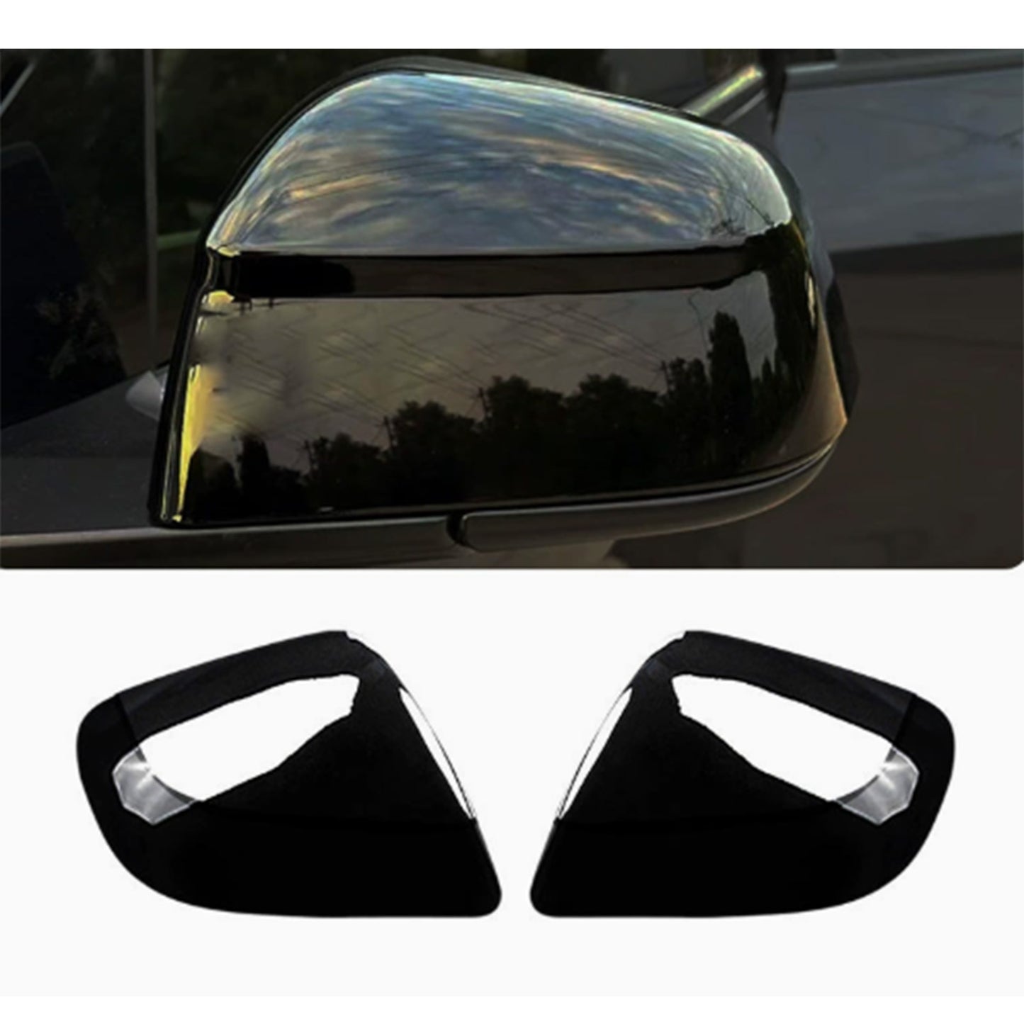 Tesla Model Y Juniper Rearview Side Mirror Cover Cap 2 PCS