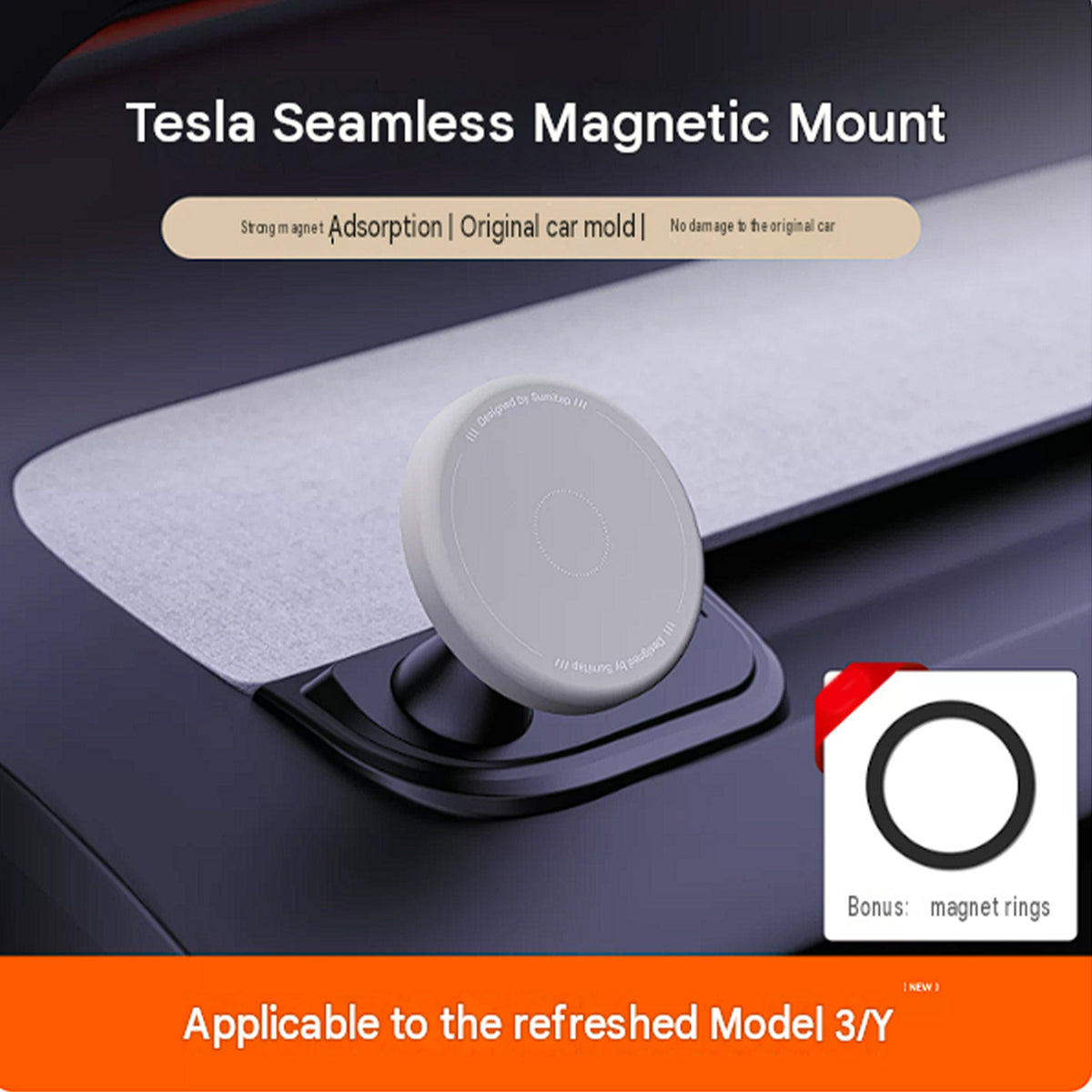 Tesla Model 3 Model Y Highland Juniper Magsafe Phone Mount Strong Magnetic