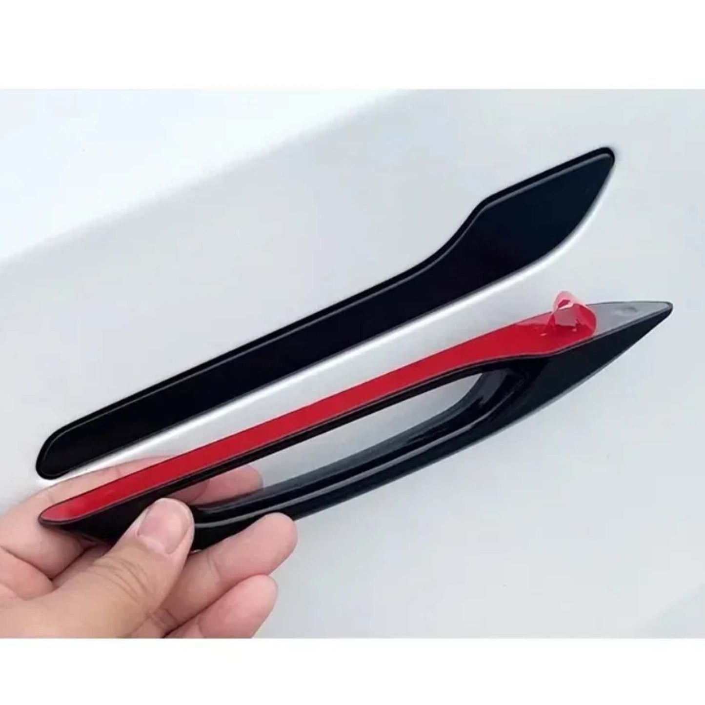 Tesla Model 3 Model Y Door Handles Antifreeze Handle Stickers Gloss Black