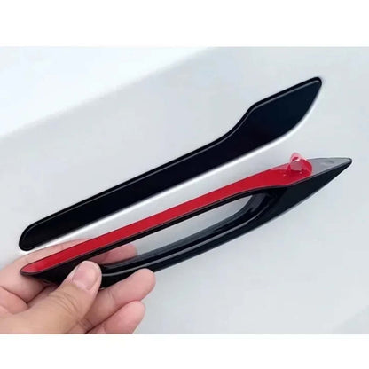 Tesla Model 3 Model Y Door Handles Antifreeze Handle Stickers Gloss Black