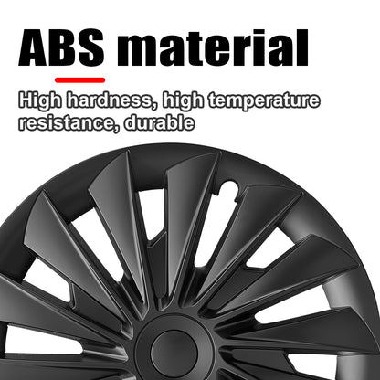 Tesla Model 3 Highland Matte Black Rims Cover 18inch 4PCS/Set Full Cover Protecting Hub