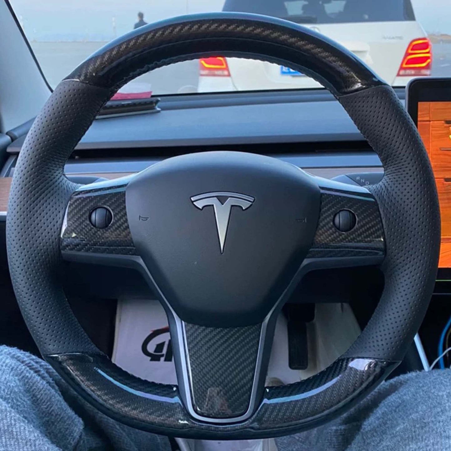 Tesla Model 3 Model Y Custom Steering Wheel Warp