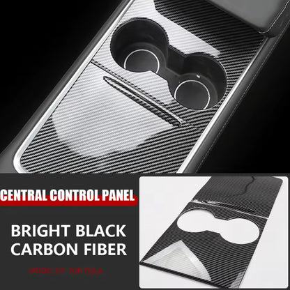 Center Console Carbon Fiber Decoration Panel ABS For Tesla Model 3 Model Y