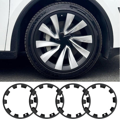 Tesla Model Y Juniper 2026+ 20 Inch Helix Wheel Rim Protector Matte Black