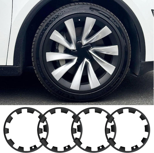 Tesla Model Y Juniper 2026+ 20 Inch Helix Wheel Rim Protector Matte Black