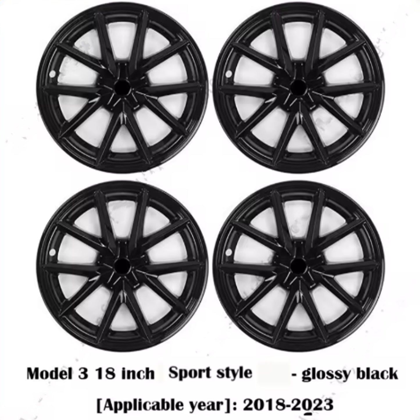 Tesla Model 3 Aero Rim Wheel Covers 18inch 4PCS/Set Full Cover Protecting Hub