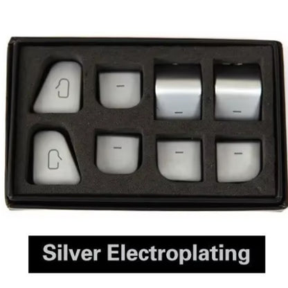 Model 3 Model Y Window Lift Button Sequins Trim 11 pcs