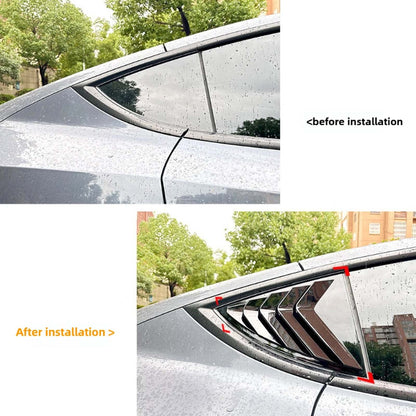 Tesla Model 3 Model Y Rear Side Window Louver Cover Vent Visor