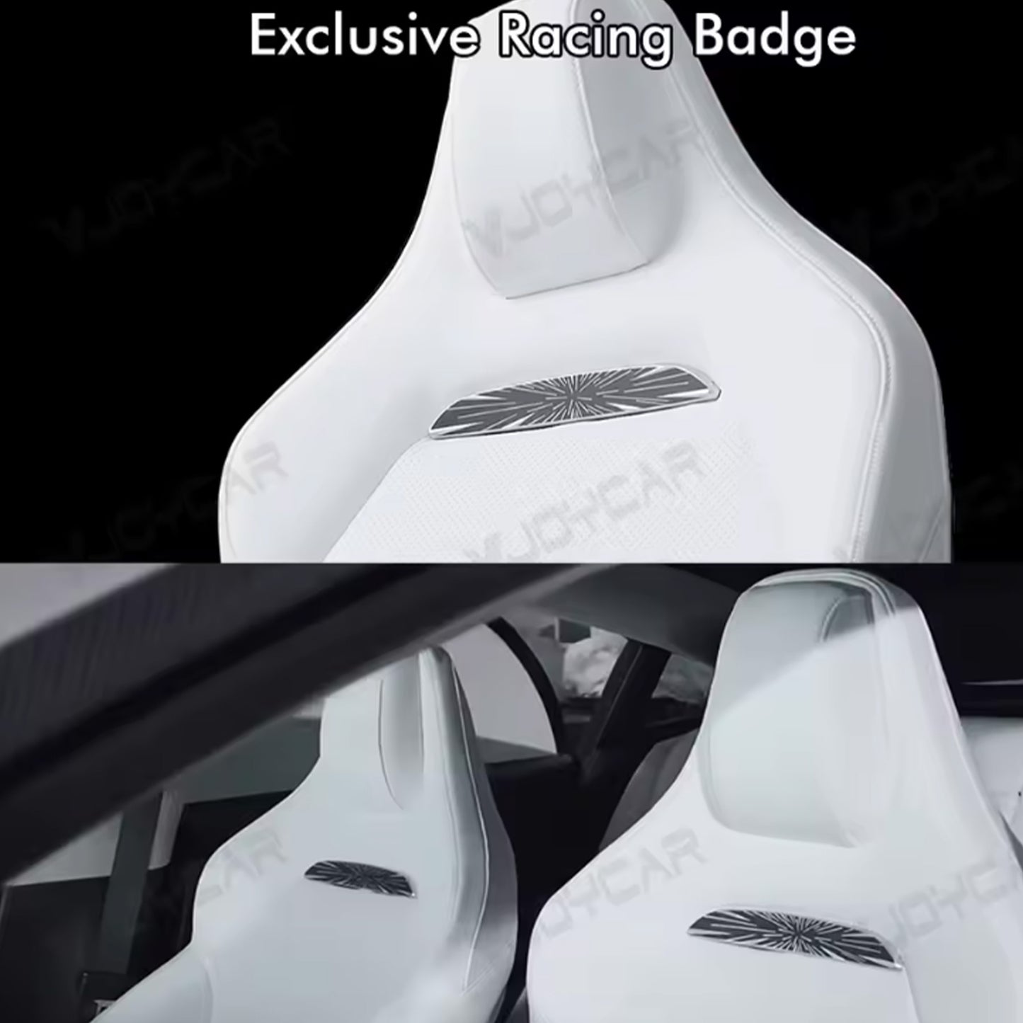 Tesla Model 3 Y Front Seats Performance Seat Replacement Nappa Leather With Installation