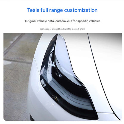 Model 3 Y Photochromic Tint Headlight Self Healing TPU Smoke Protection Film