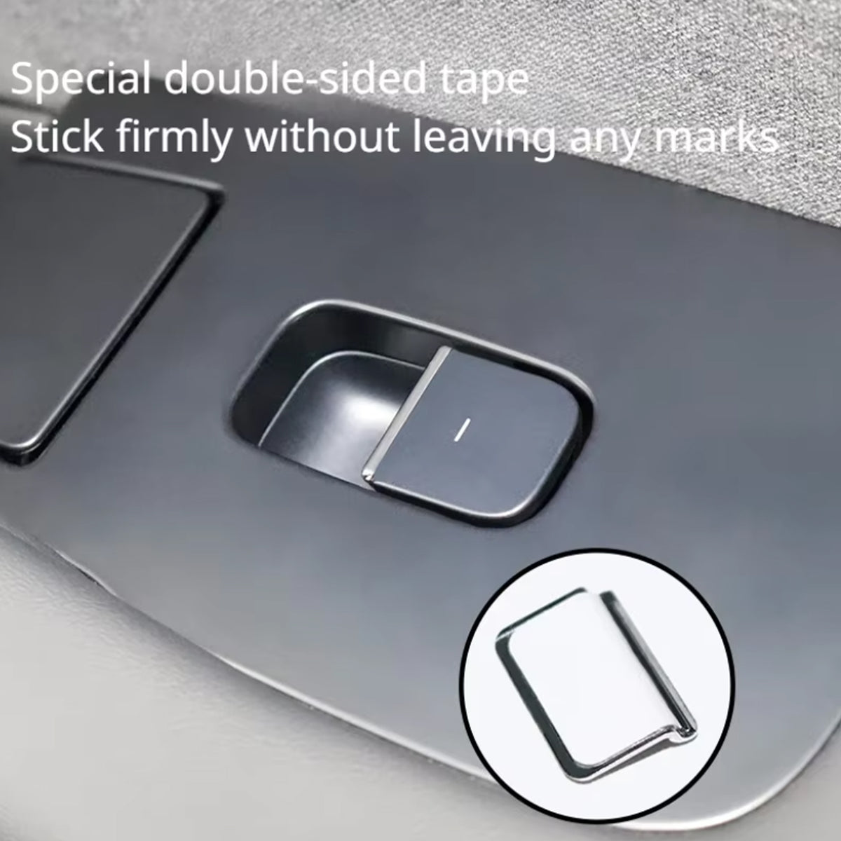 Model 3 Model Y Window Lift Button Sequins Trim 7 pcs