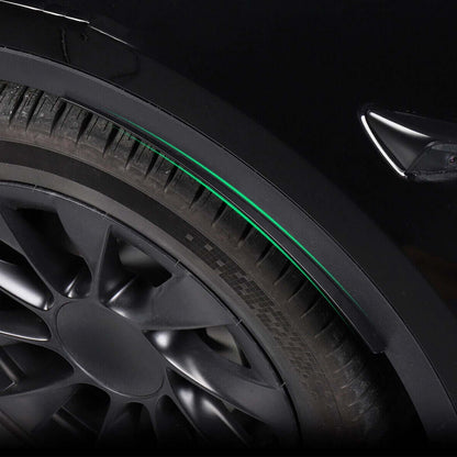 Tesla Model Y 3 Fender Flares Wheel Eyebrow Arch Mudguard Cover Matte black