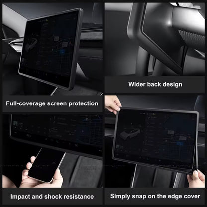 Model 3/Y 2026+ 16-inch Screen Protector Silicone Protective Frame Edge Cover