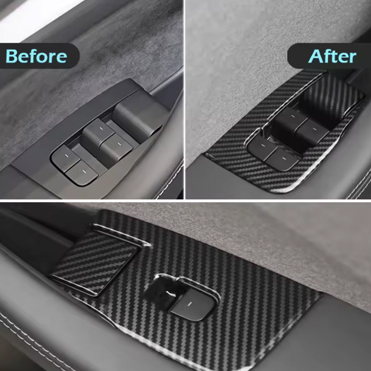 Model 3 Model Y Window Control Panel Protective Cover