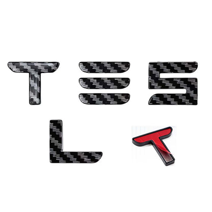 Tesla Model 3 Model Y Rear Emblem TESLA letter Logo Cover