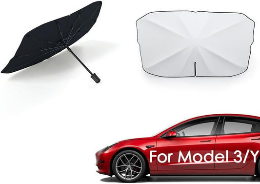 Tesla Model 3 / Y windshield Umbrella Sunshade Keeps Car Cool