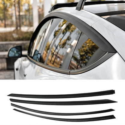 Tesla Model Y Side Window Deflector Vent Visors Gloss Black Matte black