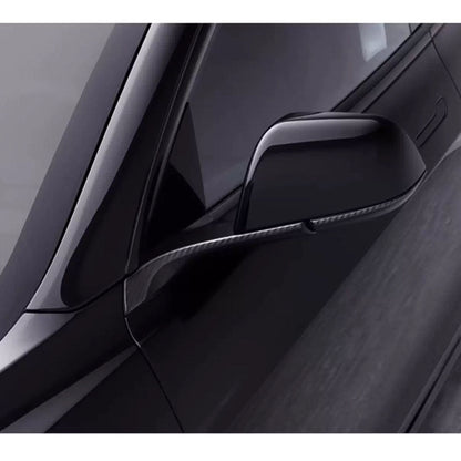 Tesla Model 3 Model Y Rearview Mirror Carbon Fiber Sports Trim Stickers anti-collision strips