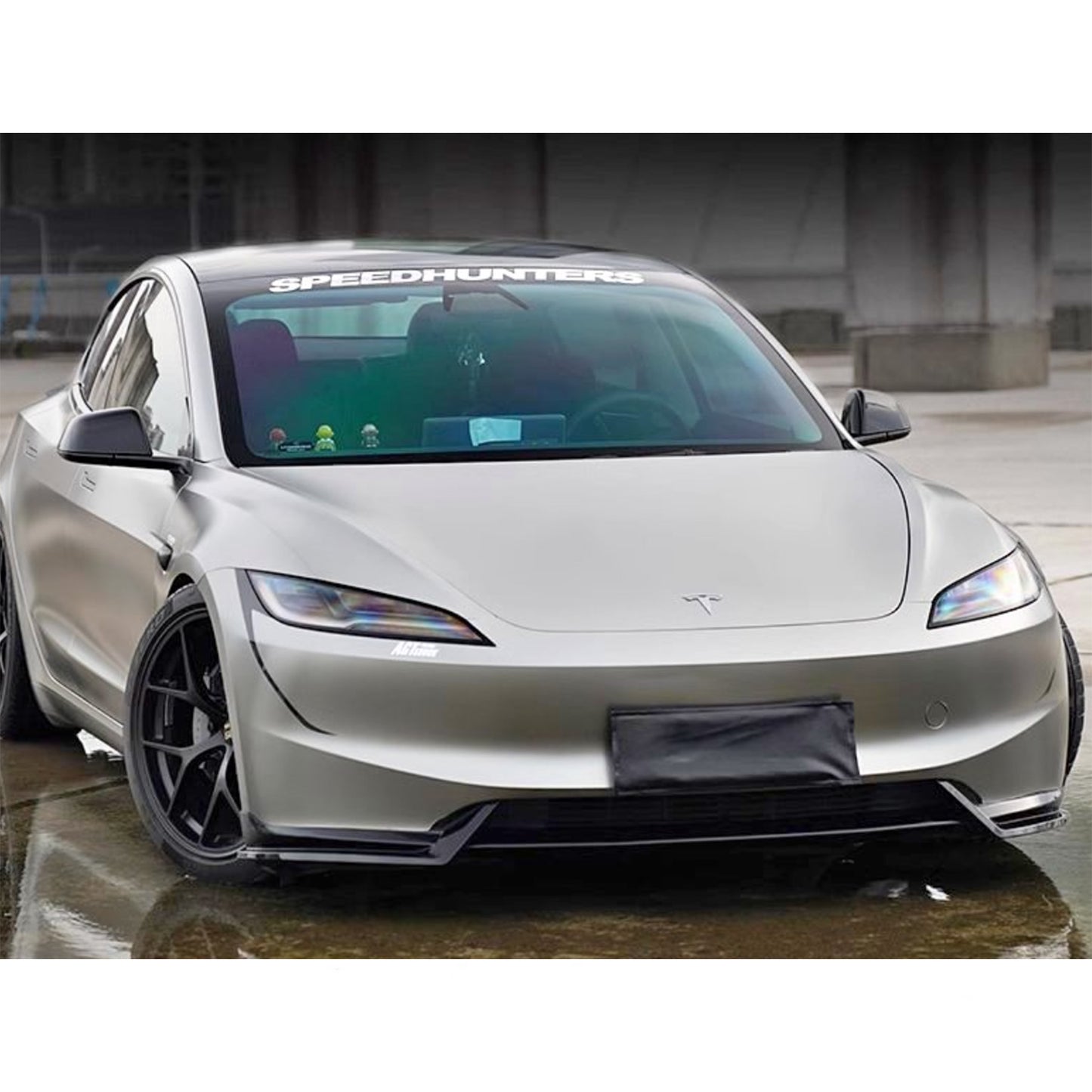 Tesla Model 3 Highland Front Lip Front Shovel Spoiler Style D