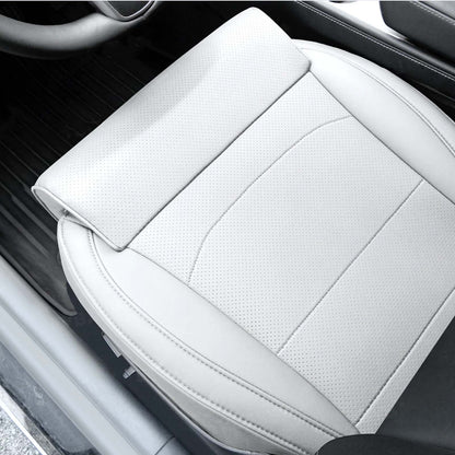 Model Y Model 3 Nappa Leather Front Seat Covers with Padded Leg Support 1PC