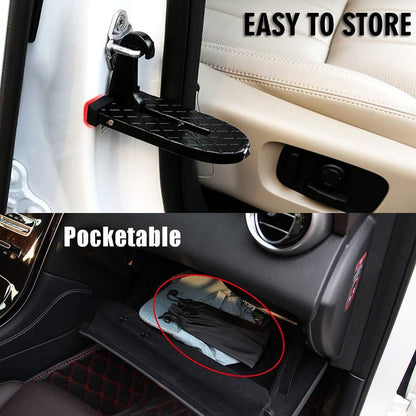 Car Door Step - Easy Access with Safety Hammer for Car Rooftop