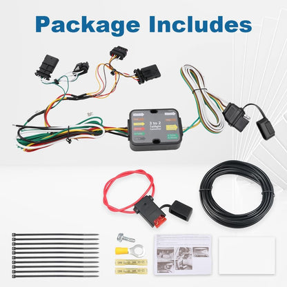 Tesla Model 3 Model Y Class 3 Trailer Hitch and Wiring Harness Kit