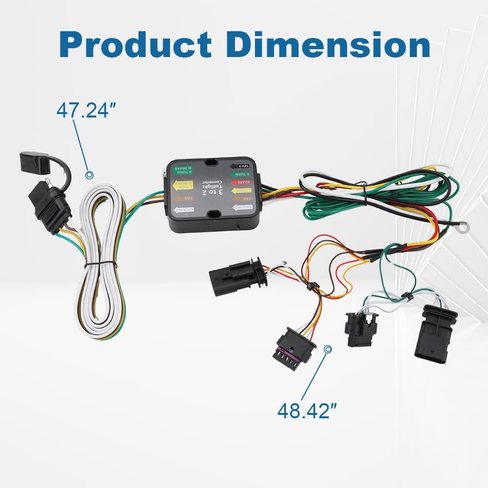 Tesla Model 3 Model Y Class 3 Trailer Hitch and Wiring Harness Kit