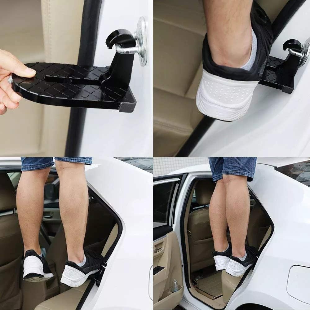 Car Door Step - Easy Access with Safety Hammer for Car Rooftop