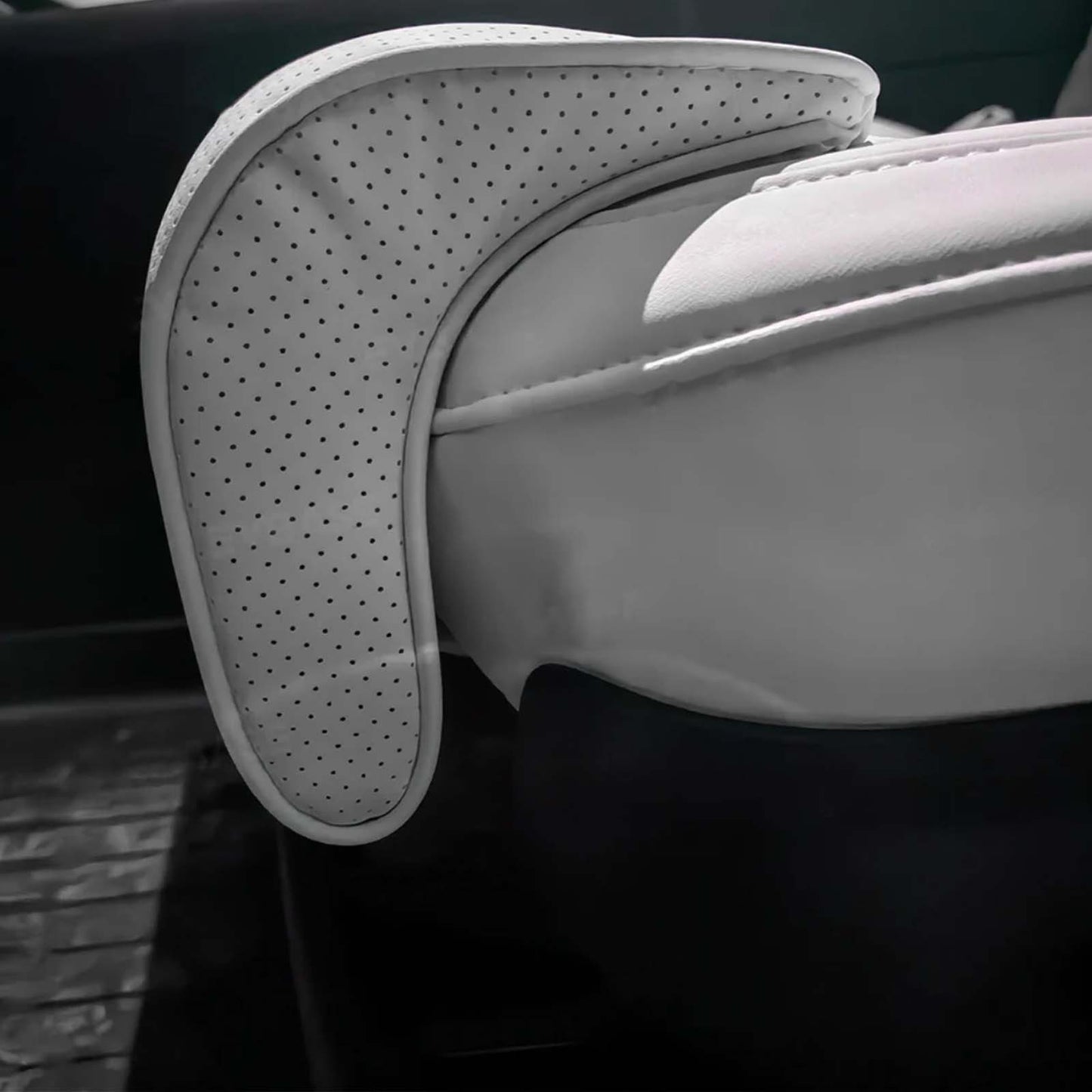 Model Y Model 3 Nappa Leather Front Seat Covers with Padded Leg Support 1PC