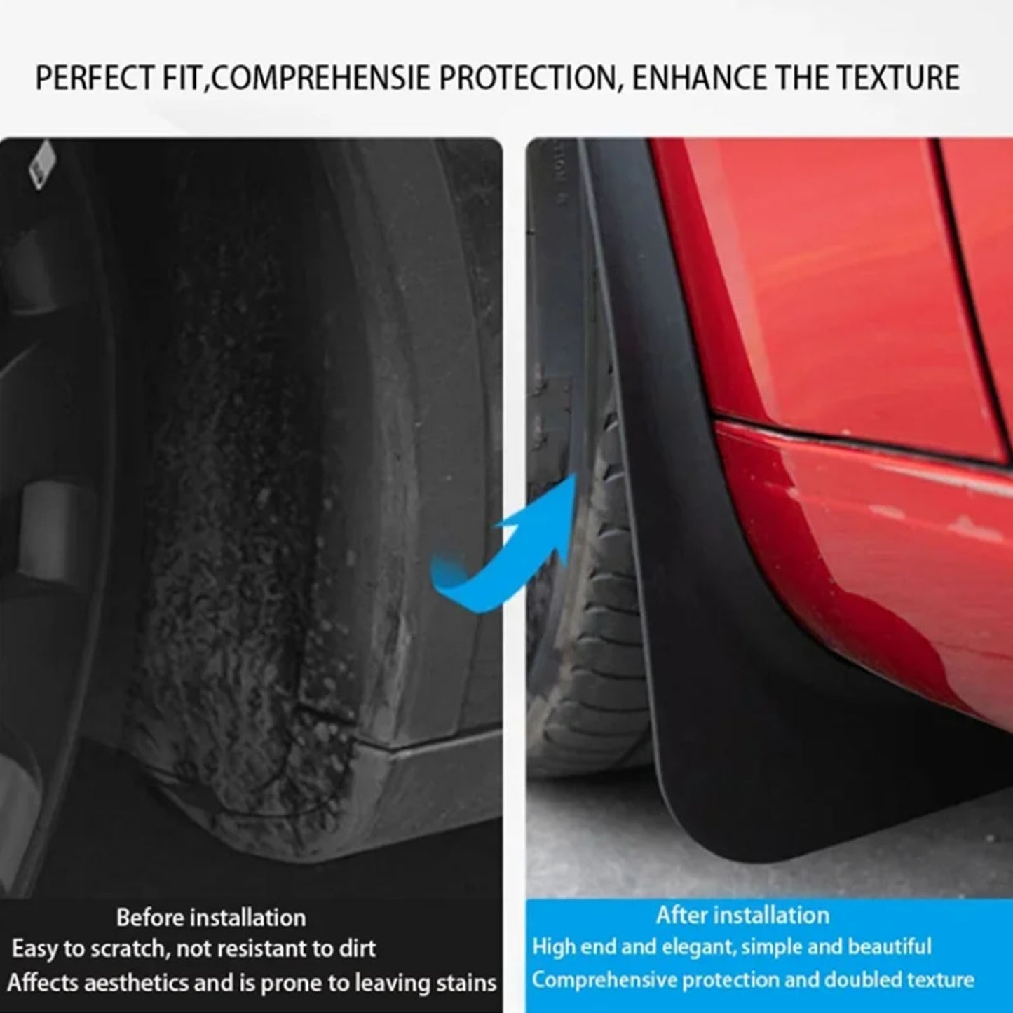 Tesla Model 3 highland TPE Mud flaps