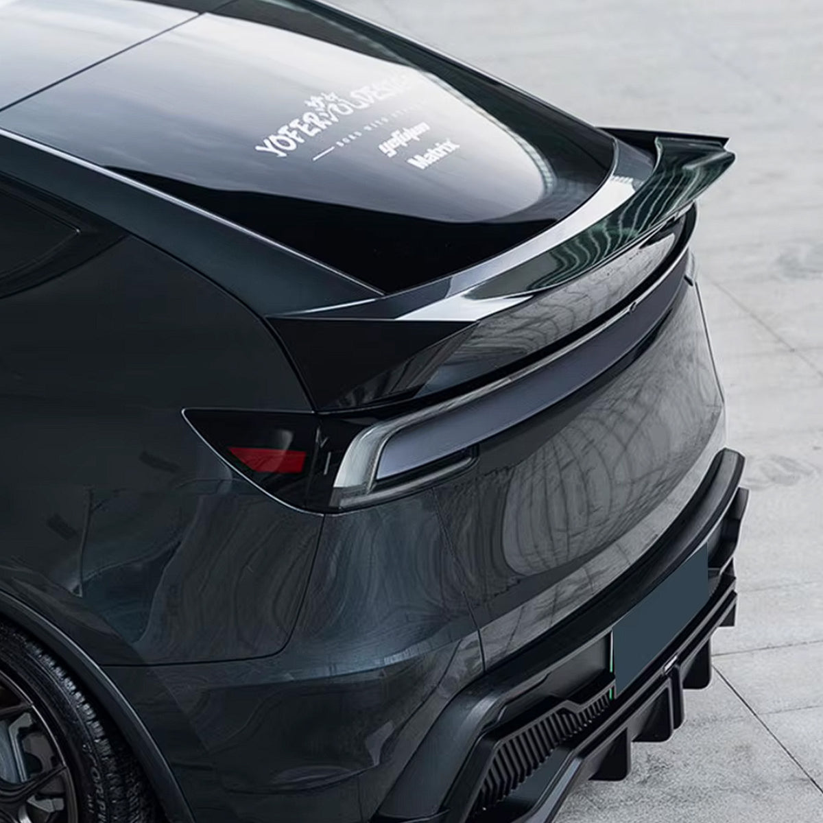 Model Y Rear Spoiler Wing V3 Gloss black