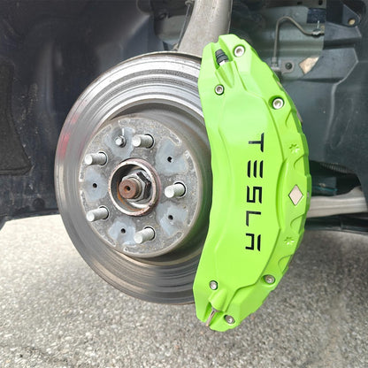 Tesla Model Y Juniper Brake Caliper Aluminum Cover Red Green