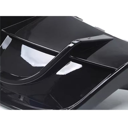 Tesla Model Y diffuser Replacement with hitch cover Gloss Black With installtion
