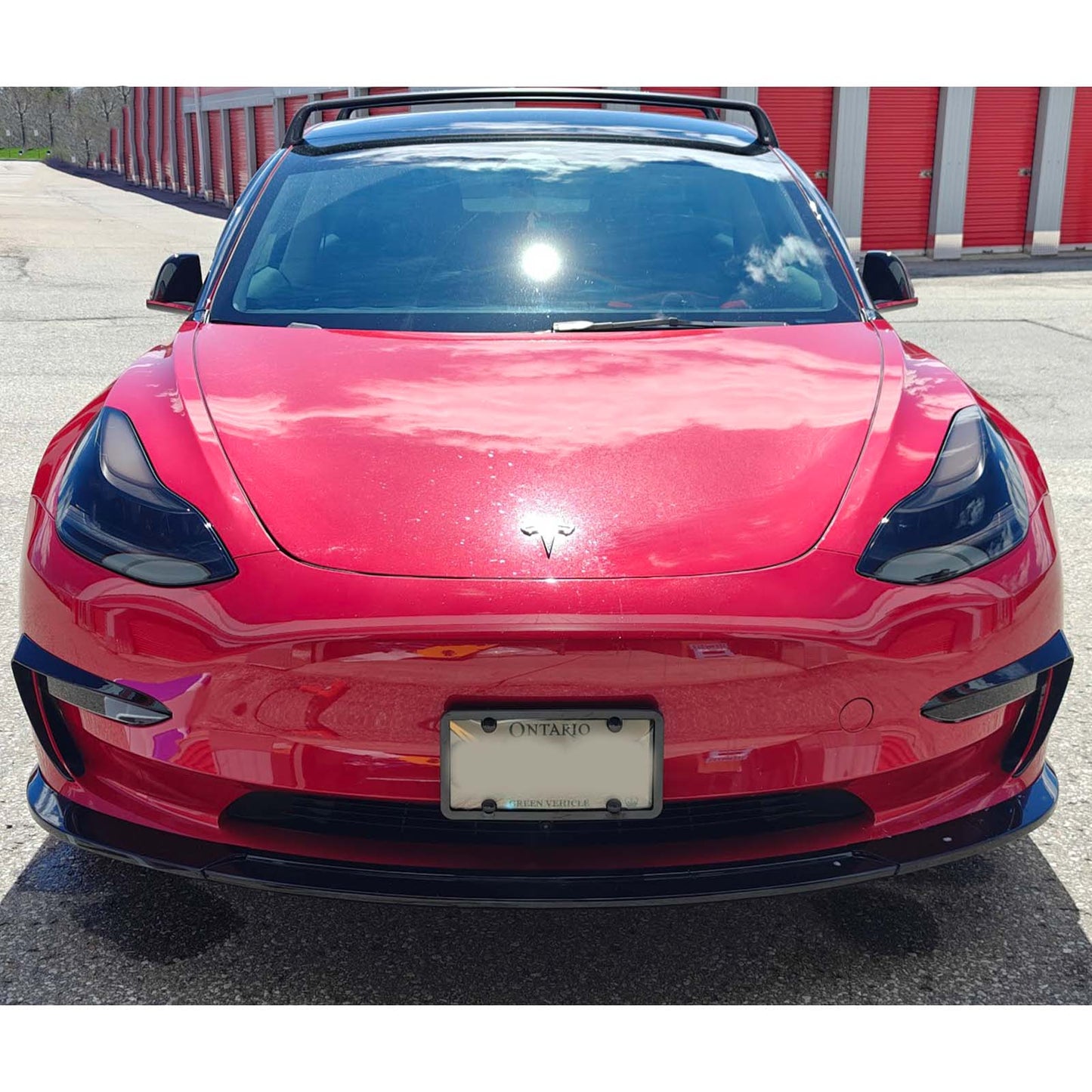 Model 3 Y Photochromic Tint Headlight Self Healing TPU Smoke Protection Film