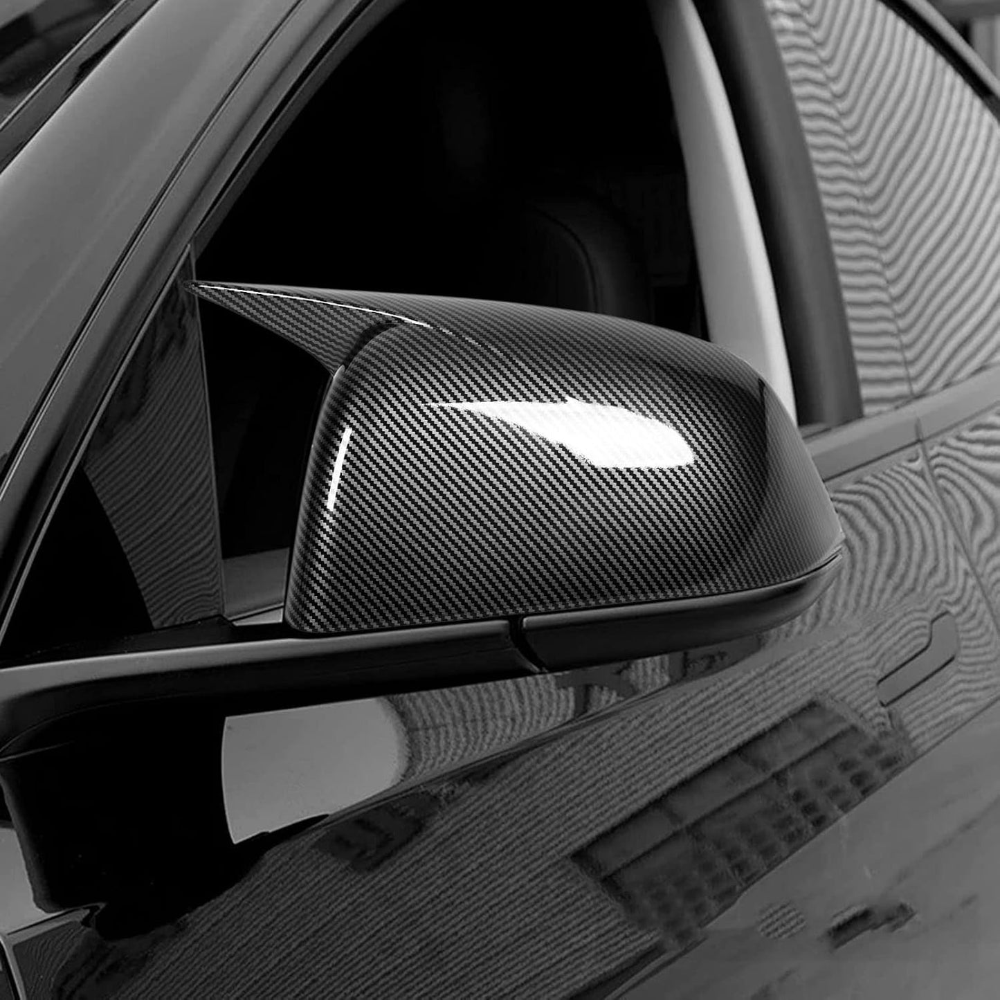 Tesla Model 3 Y Horn Rearview Mirror Cover Cap Trim