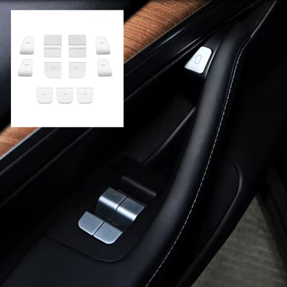 Model 3 Model Y Window Lift Button Sequins Trim 11 pcs
