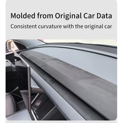 Tesla Model 3 Model Y Alcantara Dashboard Upper and Lower Cover 4 pcs set