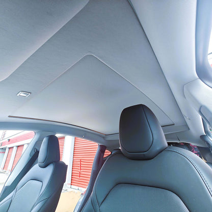 Tesla Model Y Voice Control Electric sunshade With Ambient Lights