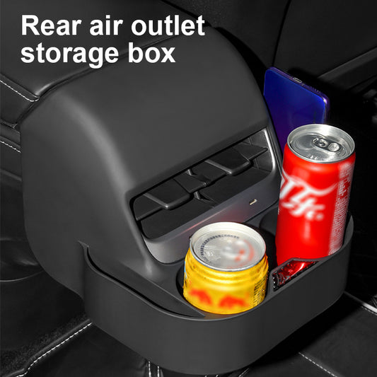 Model 3 Y Rear Air outlet Cup Holder Storage box