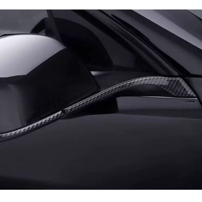 Tesla Model 3 Model Y Rearview Mirror Carbon Fiber Sports Trim Stickers anti-collision strips
